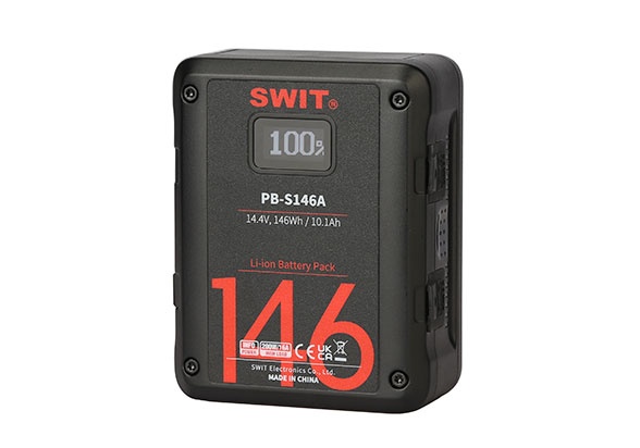 SWIT PB-S146A 146Wh Square Digital Gold Mount Battery - view 2