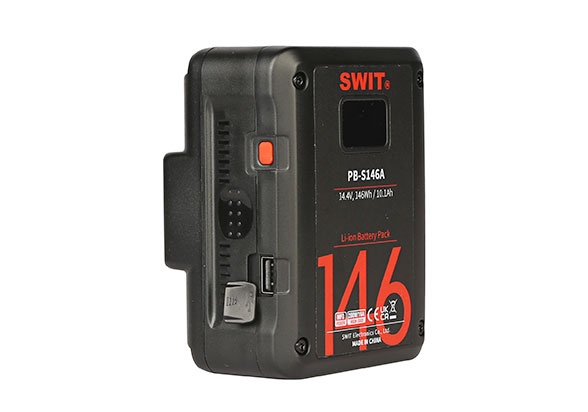 SWIT PB-S146A 146Wh Square Digital Gold Mount Battery - view 3