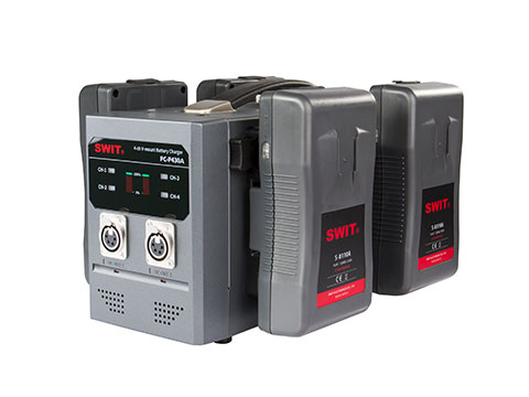 SWIT PC-P430A 4-Channel Gold Mount Fast Charger - view 3