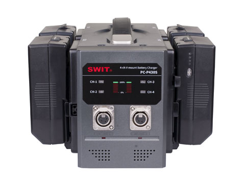 SWIT PC-P430S 4-Channel V-Mount Fast Charger - view 5