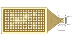 SWIT S-2070 13W COB LED On-Camera Light - view 4