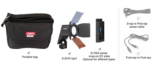 SWIT S-2070 13W COB LED On-Camera Light - view 7