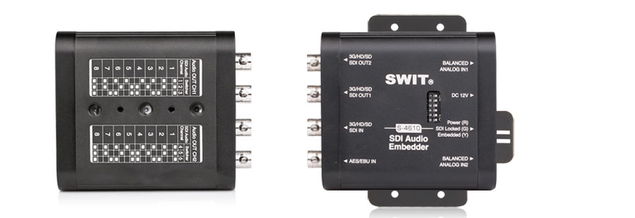 SWIT S-4610 SDI Audio Embedder - view 6