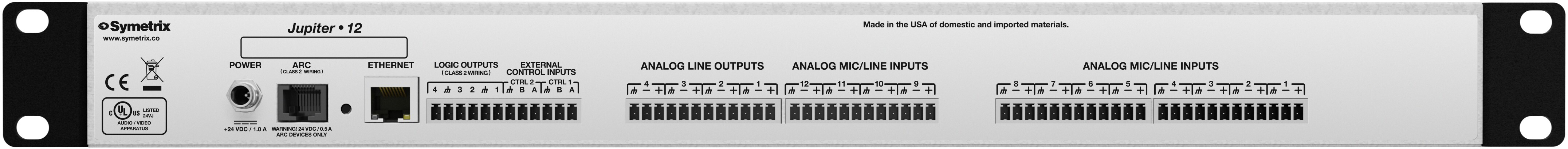 Symetrix Jupiter 12 Digital Signal Processor - view 2