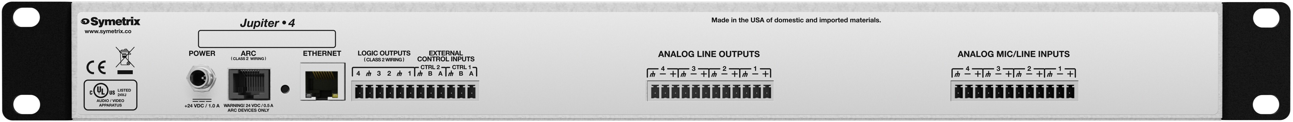 Symetrix Jupiter 4 Digital Signal Processor - view 2