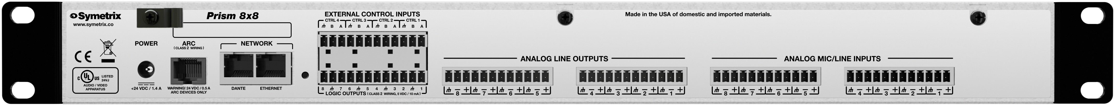 Symetrix Prism AVoIP DSP Processor - view 3