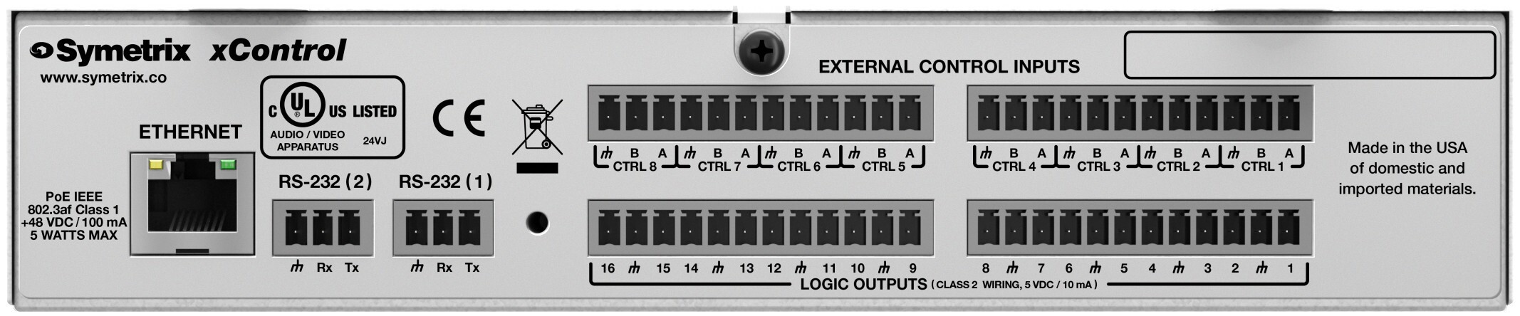 Symetrix xControl GPIO Expander - view 2