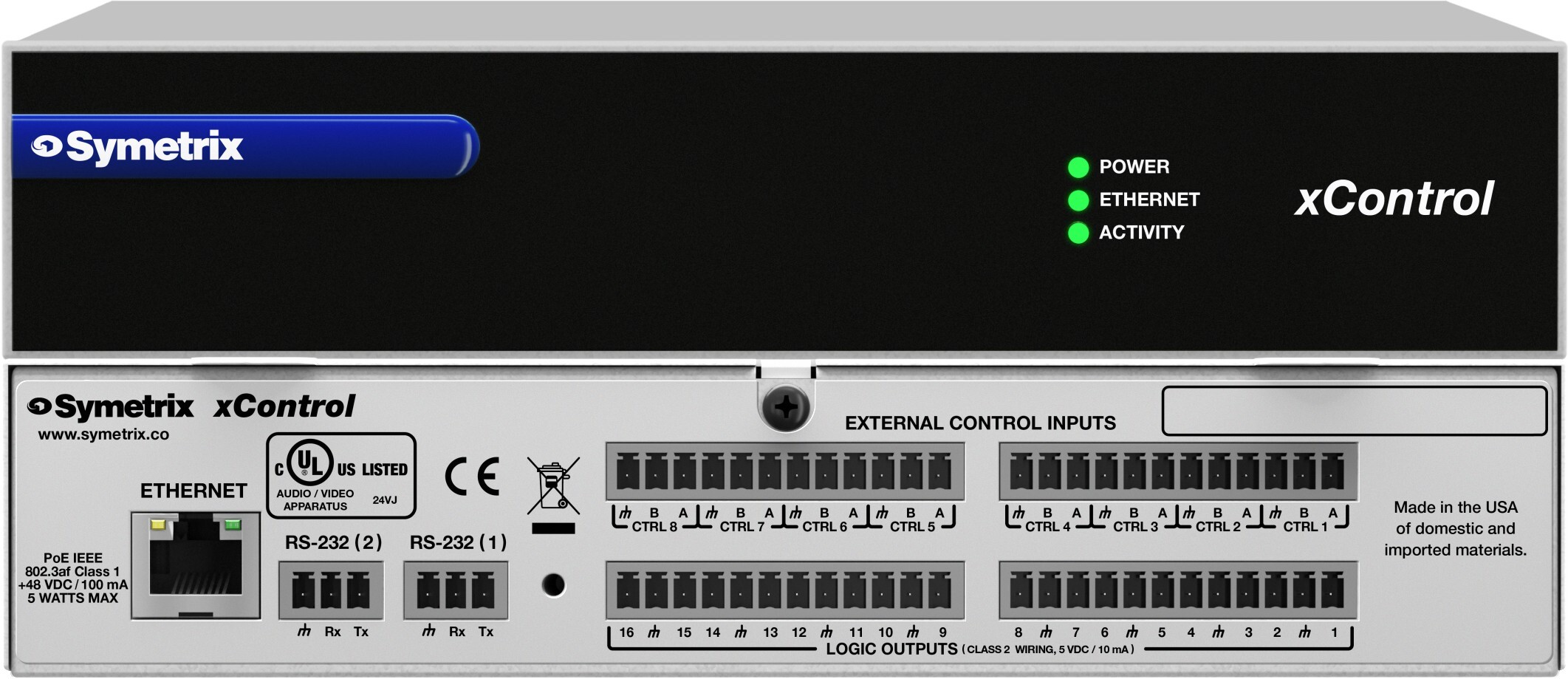 Symetrix xControl GPIO Expander - view 3