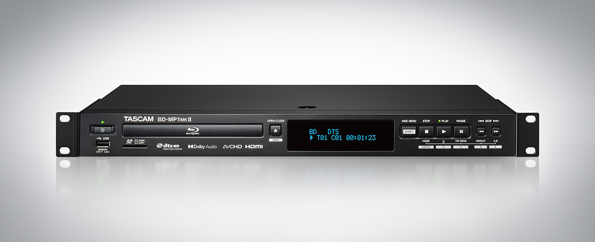 Tascam BD-MP1MKII Professional Blu-ray Player - view 2