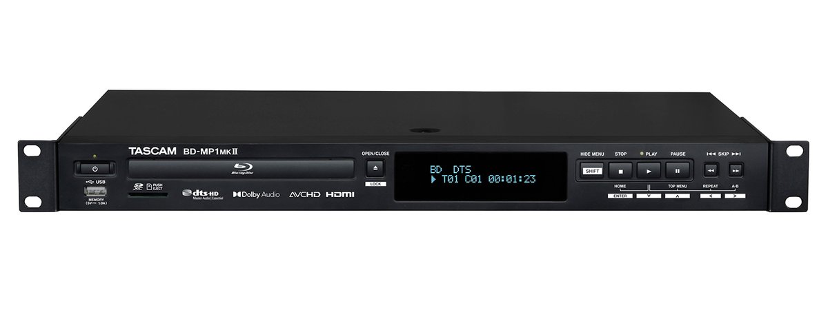 Tascam BD-MP1MKII Professional Blu-ray Player