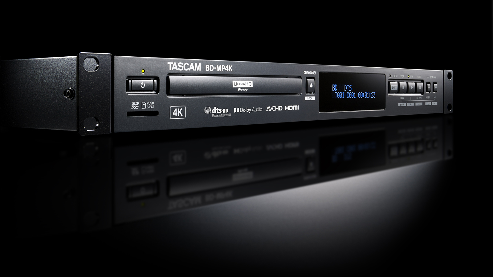 Tascam BD-MP4K 4K UHD Blu-ray Player - view 2