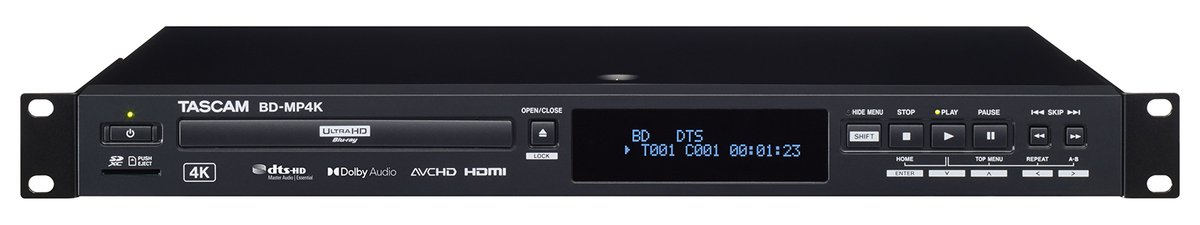 Tascam BD-MP4K 4K UHD Blu-ray Player