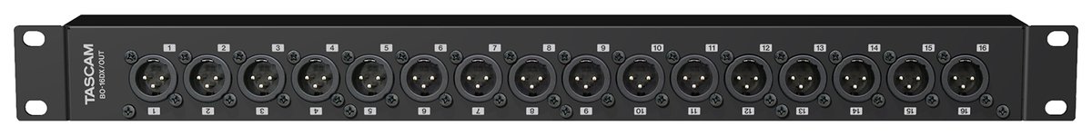 Tascam BO-16DX/OUT 16-Channel Euroblock to D-Sub Output Breakout Box