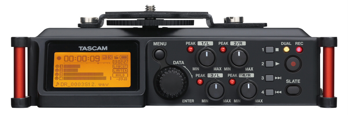 Tascam DR-70D 4-Channel Audio Recorder for DSLR / Video - view 5
