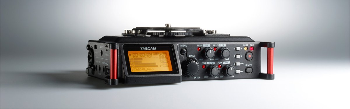 Tascam DR-70D 4-Channel Audio Recorder for DSLR / Video