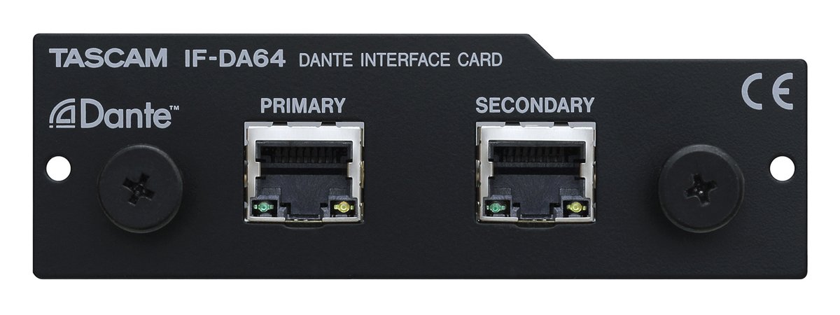 Tascam IF-DA64 64-Channel Dante Expansion Card