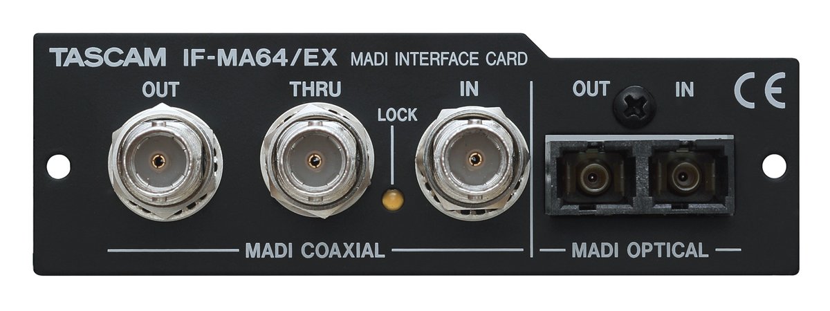 Tascam IF-MA64/EX 64-Channel MADI Coaxial and Optical Expansion Card