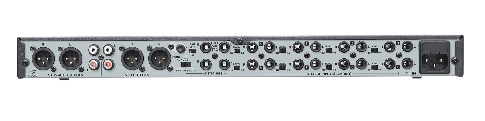 Tascam LM-8ST 8-Channel Stereo Line Mixer - view 2