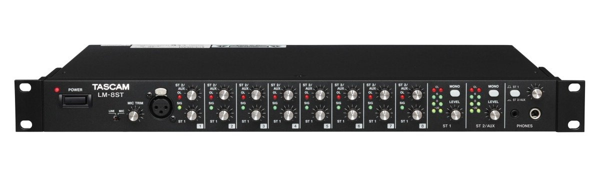 Tascam LM-8ST 8-Channel Stereo Line Mixer