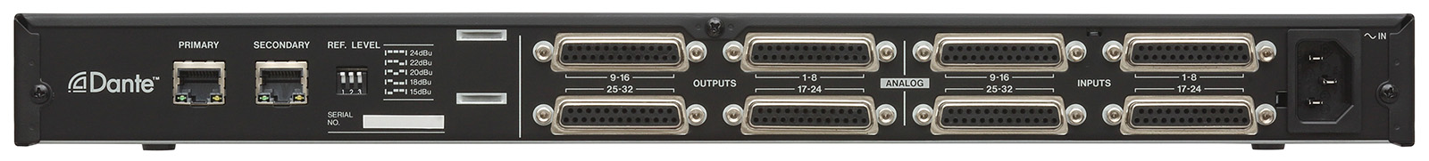 Tascam ML-32D 32-Channel Analog to Dante Converter - view 3