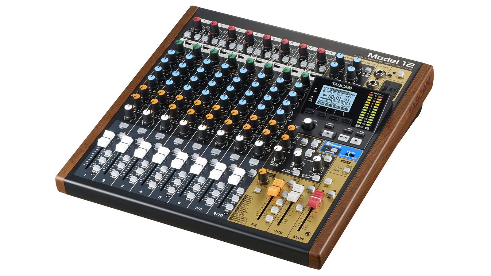 Tascam Model 12 Multi-Track Recorder / Mixer / Interface - view 3