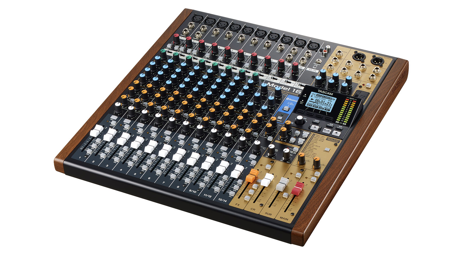 Tascam Model 16 Live Recorder / Mixing Console - view 2