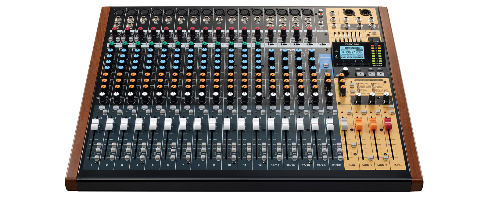 Tascam Model 24 Live Recorder / Mixing Console - view 2