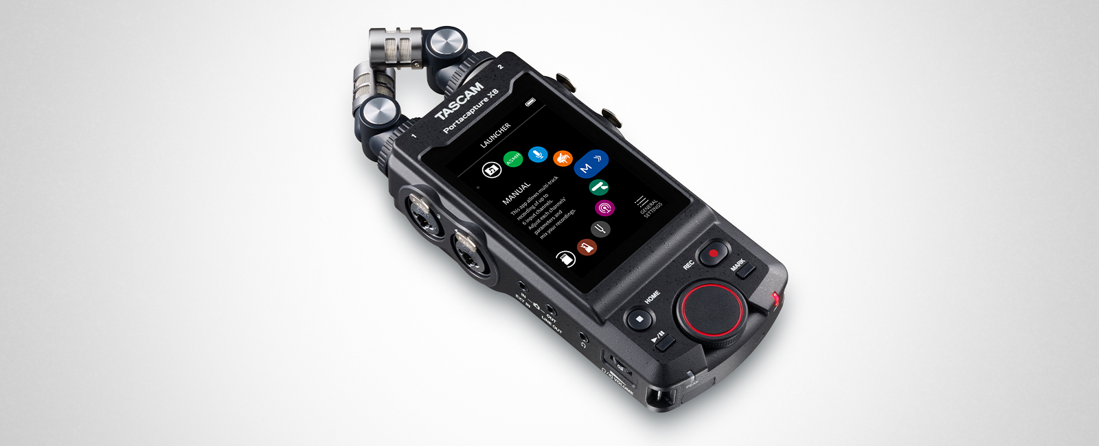 Tascam Portacapture X8 32-Bit Float Field Recorder - view 2