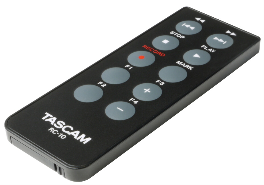 Tascam RC-10 Wired / Wireless Remote Control for DR-Series Recorders - view 2