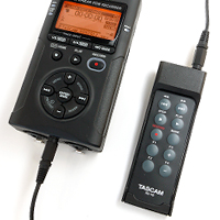 Tascam RC-10 Wired / Wireless Remote Control for DR-Series Recorders - view 3