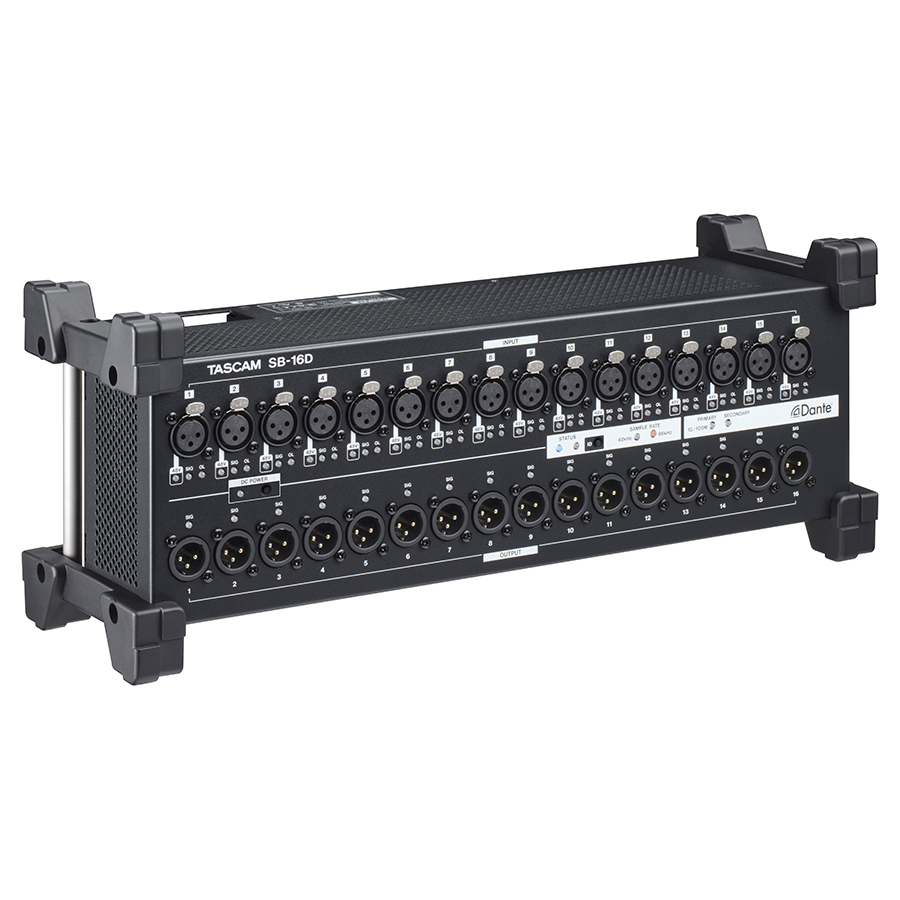 Tascam SB-16D 16-In/16-Out Dante Stage Box - view 4