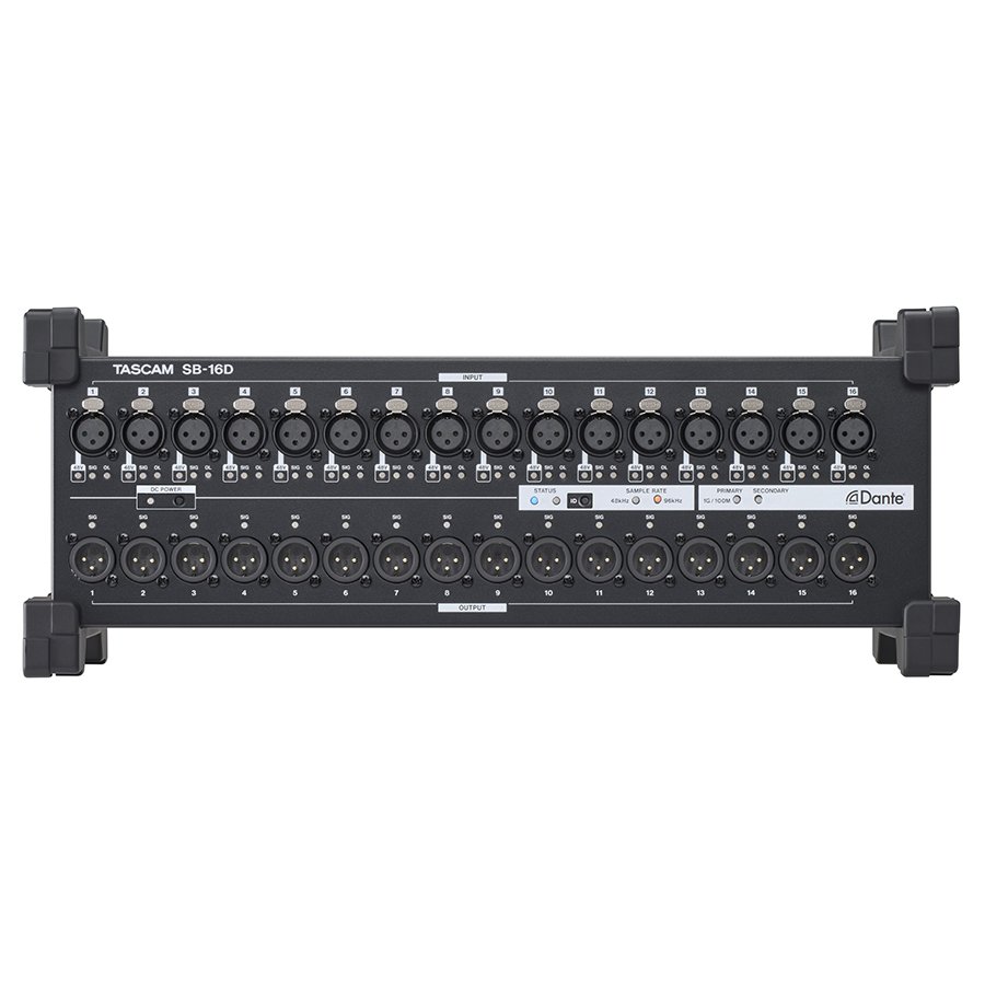 Tascam SB-16D 16-In/16-Out Dante Stage Box product image