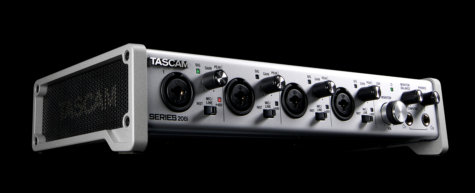 Tascam Series 208i 20-In/8-Out USB Audio and MIDI Interface - view 2