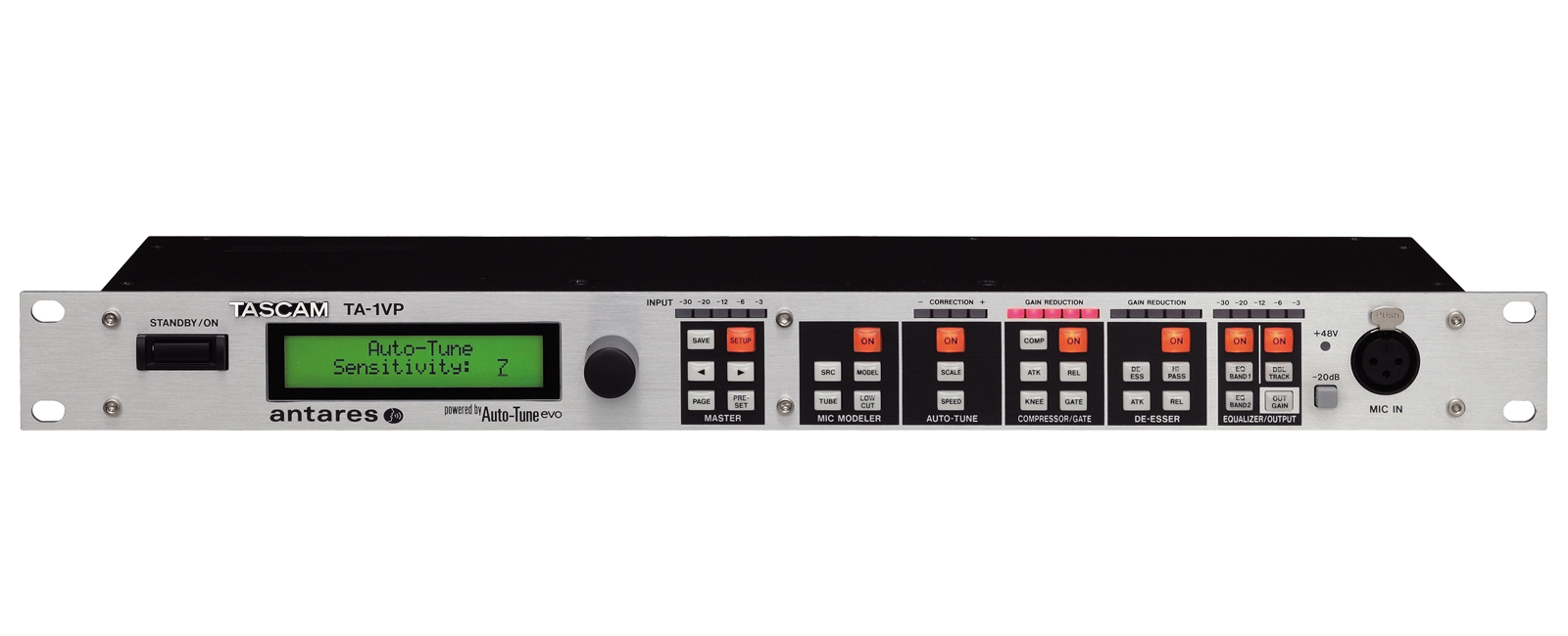 Tascam TA-1VP Vocal Processor with Antares Auto-Tune - view 2