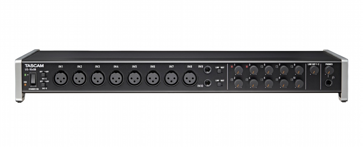 Tascam US-16x08 USB Audio/MIDI Interface - view 2