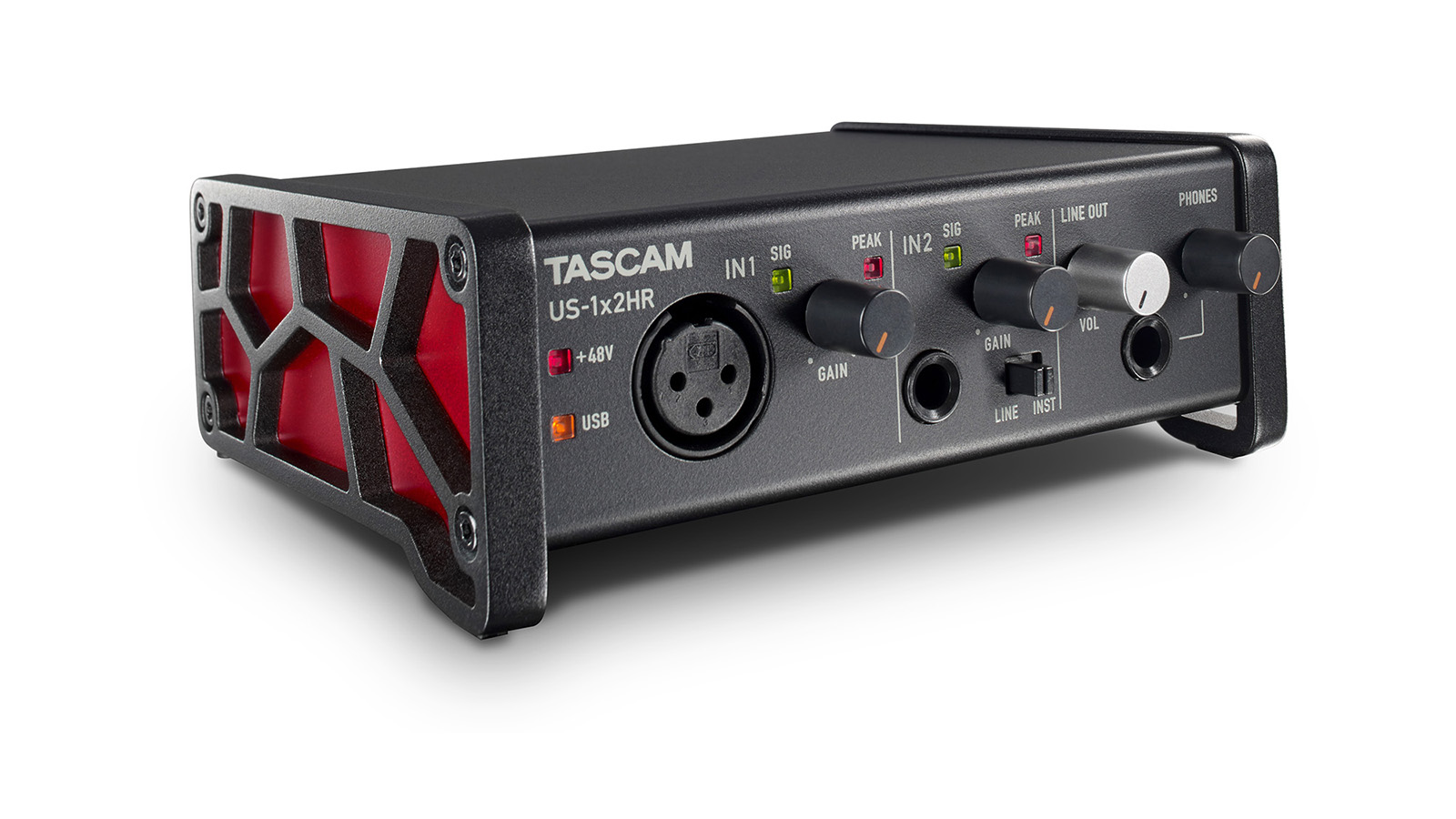 Tascam US-1x2HR USB Audio Interface - view 2