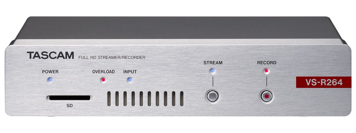 Tascam VS-R264 HD Streaming Encoder, Decoder and Recorder