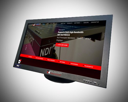 Telescript 4K 12G-SDI IP Display 23.8-Inch Reference Monitor product image
