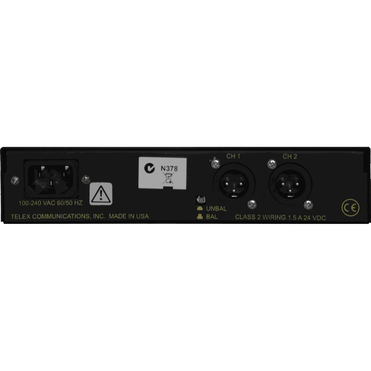 Telex PS-2001L Power Supply - view 2