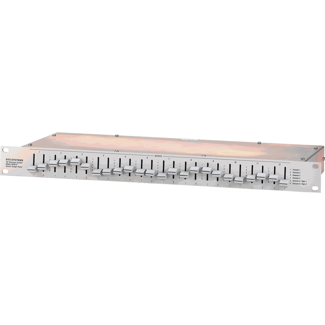 Telex SAP612 Source Assignment Panel Passive Source Assignment Panel (2-Bus to 6-Bus) product image