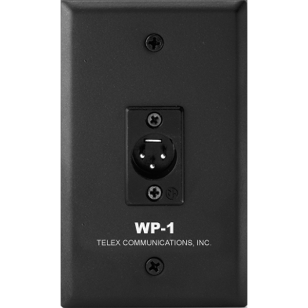 Telex WP-1Wall Plate 3-Pin XLR - view 2