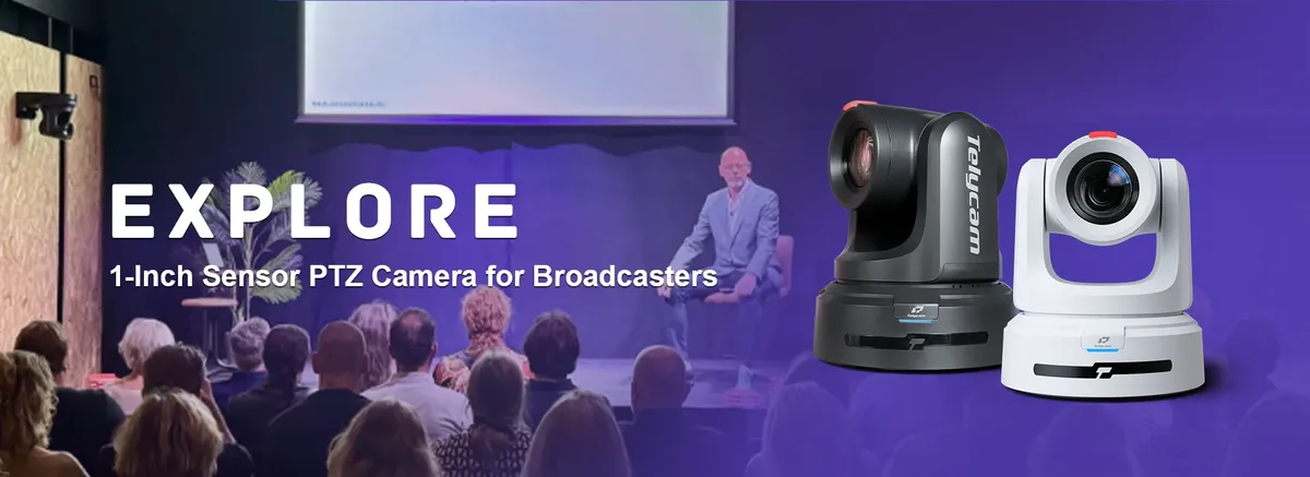 Telycam Explore 20X 4K Broadcast PTZ Camera