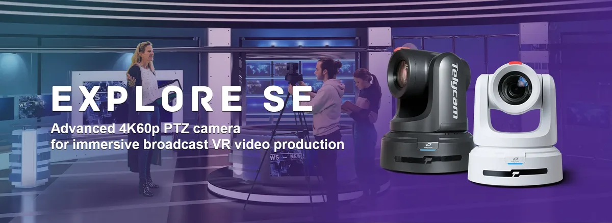 Telycam Explore SE 30X 4K60 PTZ Camera