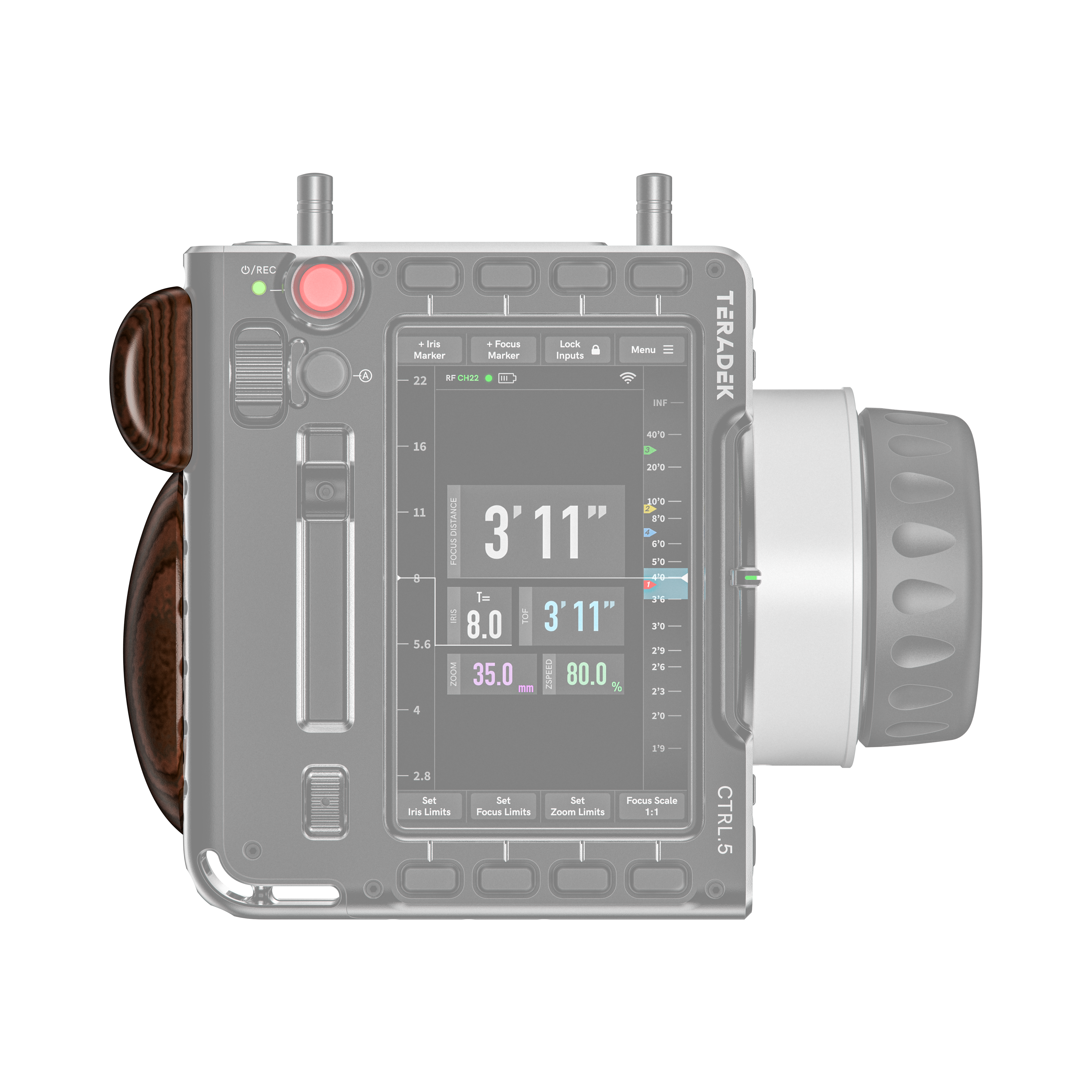 Teradek RT Hand Grips for CTRL.5 - view 2