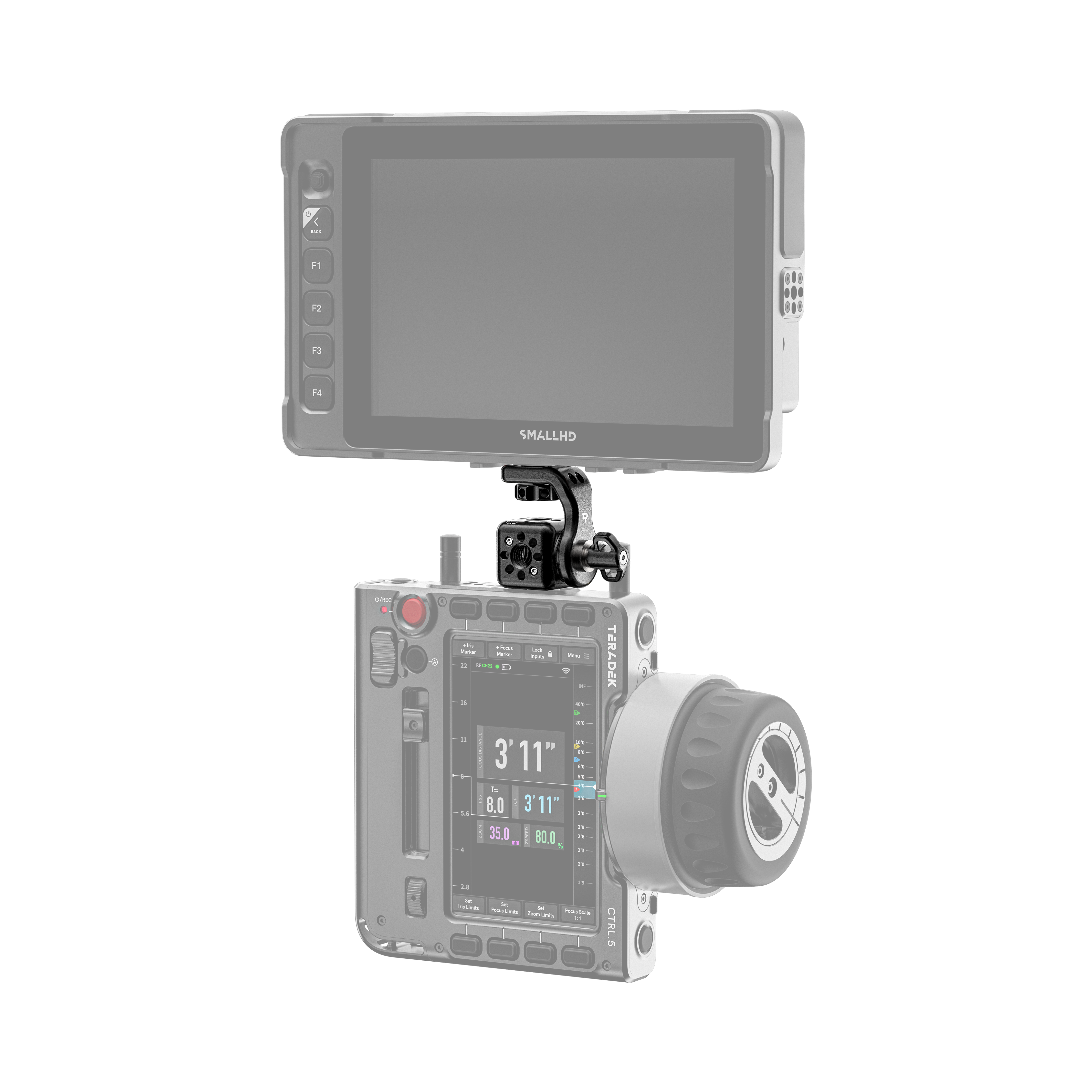 Teradek RT Bolt-On Monitor Hinge Cube - view 3