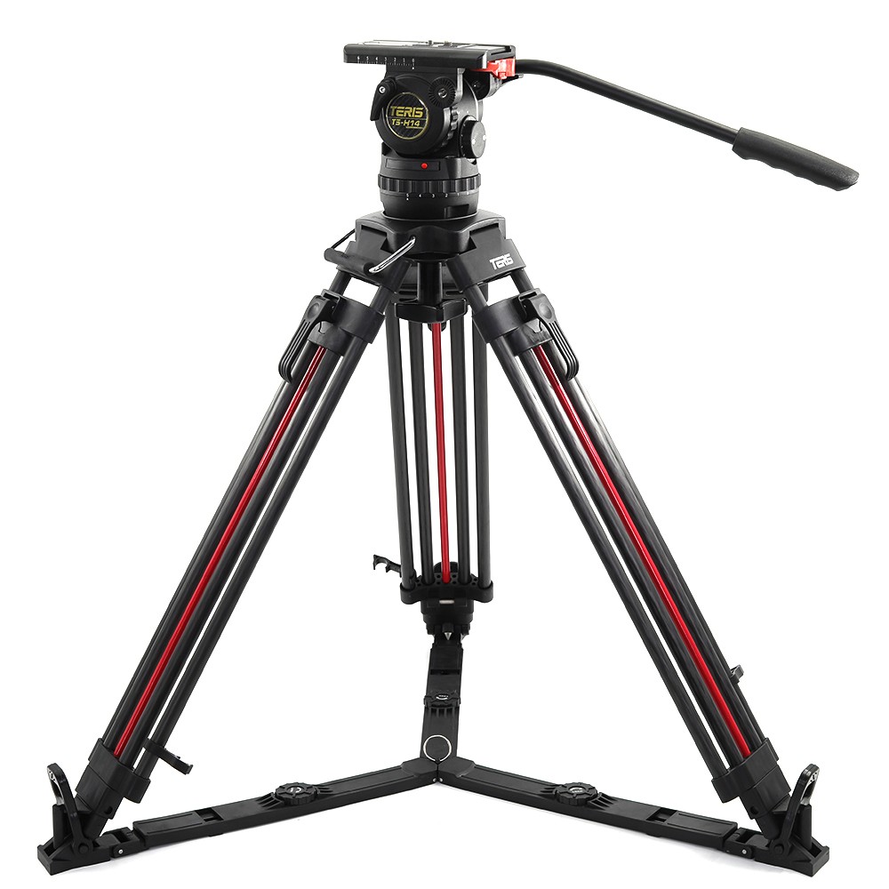Teris TS-H14CF-Q Fluid Head and 2-Stage Carbon Fiber Tripod System - view 2