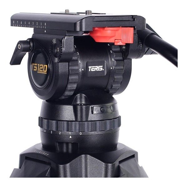 Teris TS120 Professional Fluid Head, 100mm Bowl