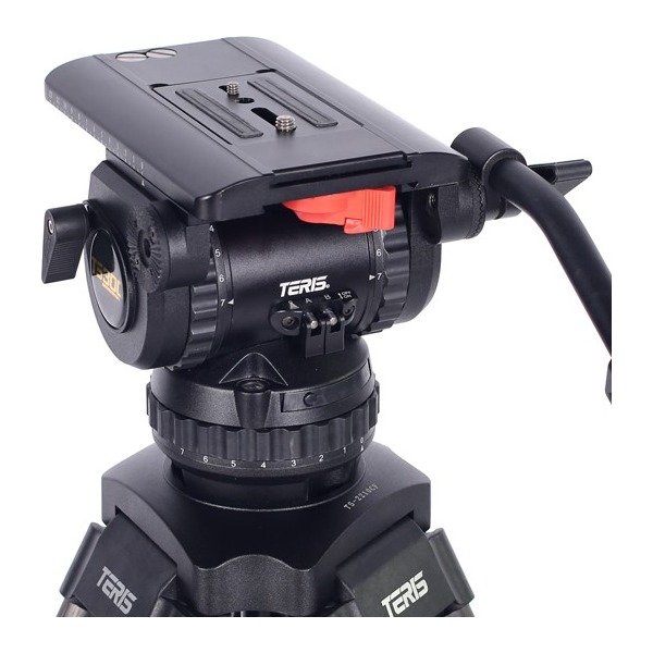 Teris TS300 Professional Fluid Head, 100mm Bowl