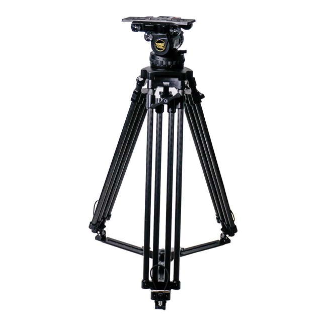 Teris TS350CF-CINE Fluid Head and Carbon Fiber Tripod System