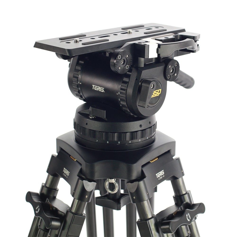 Teris TS350CF-CINE Fluid Head and Carbon Fiber Tripod System - view 4